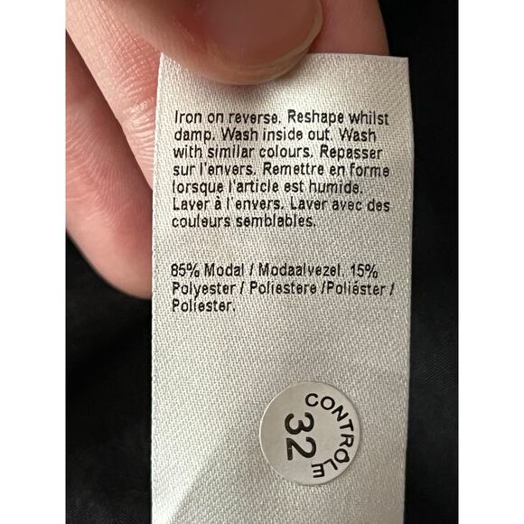 River Island Plus dress ruffle smock maxi black size 20 - Picture 8 of 8